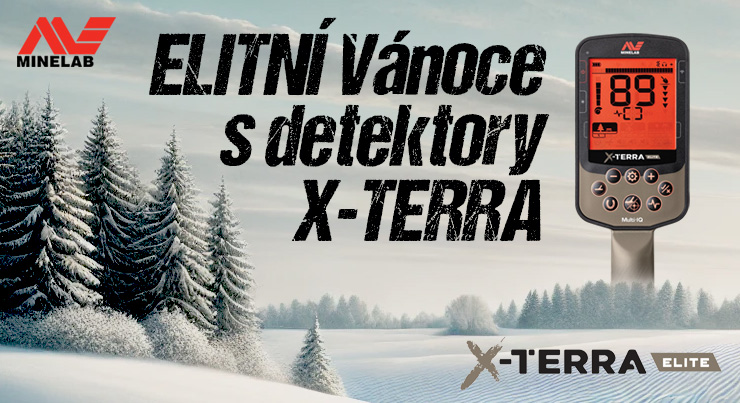 ELITNÍ vánoce s detektory kovů Minelab X-Terra